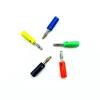 WUZDPRCJ 5pcs Audio Speaker Screw Banana Gold Plate Plugs Connectors 4mm Black Red (Color : 5pcs Green) view 3