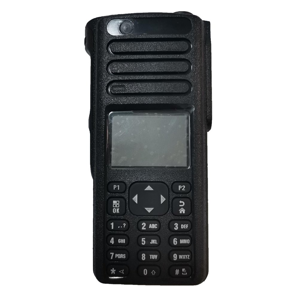 Aftermarket XPR7550e Housing Case Cover with Speaker and LCD Replacement for Two Way Radio Black