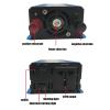 BLUPOWHT 1500W Car Inverter with 1 AC Socket DC 12V/24V/48V/60V to AC 220V Modified Sine Wave Inverter Power Converter with Multiple Protections (Color : 48V-220V) view 4