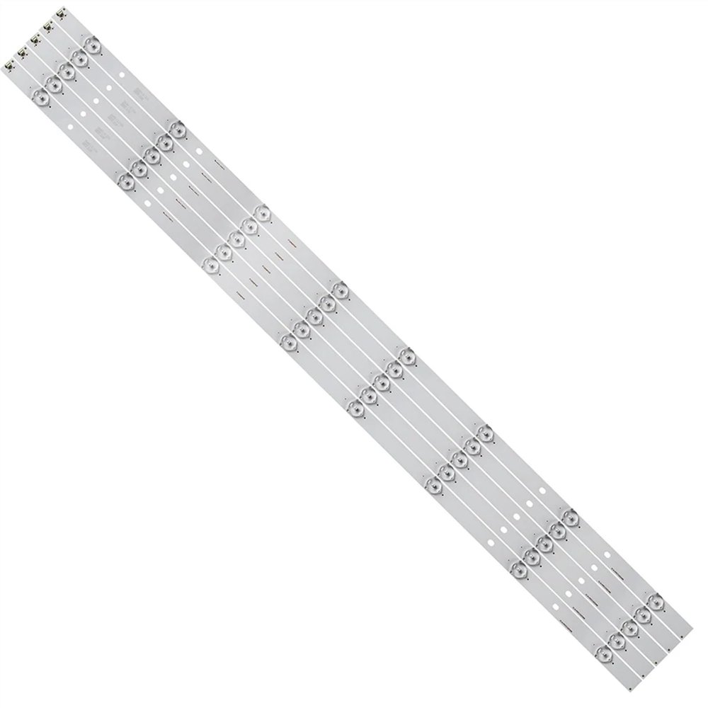 UFDIPLMY 5Pcs LED Strip Compatible with PAnasonic 42TV IC-A-HWCC42D486 TC-43DS630C TX-43ESW504 TH-43C410K 8Lamps 850mm (Color : 5pcs)