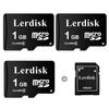 Lerdisk Factory Wholesale Micro SD Card 1GB Pack of 3 in Bulk MicroSD with Adapter Produced by Authorized Licencee (1GB) view 1