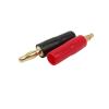 8Pcs/lot Gold-Plated 4mm Banana Plug Male Connector Solderless Screw Lock Audio Speaker Bananas Test Plug Wire Connectors view 4