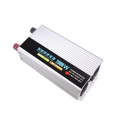 2000W/3000W Pure Sine Wave Inverter DC 12V24V48V60V to AC 220V with Two AC Sockets with Multiple Protections and LCD Display High Power Car Power Inverter (Color : 2000W, Size : 60V-220V)