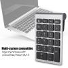 LOCADENCE 22 Keys Numeric Keypad, 2.4G Cordless Low Delay Ergonomic Scissor Foot Key Cap Structure Keyboard Extensions with Receiver for Laptop PC Desktop (Iron Gray) view 2