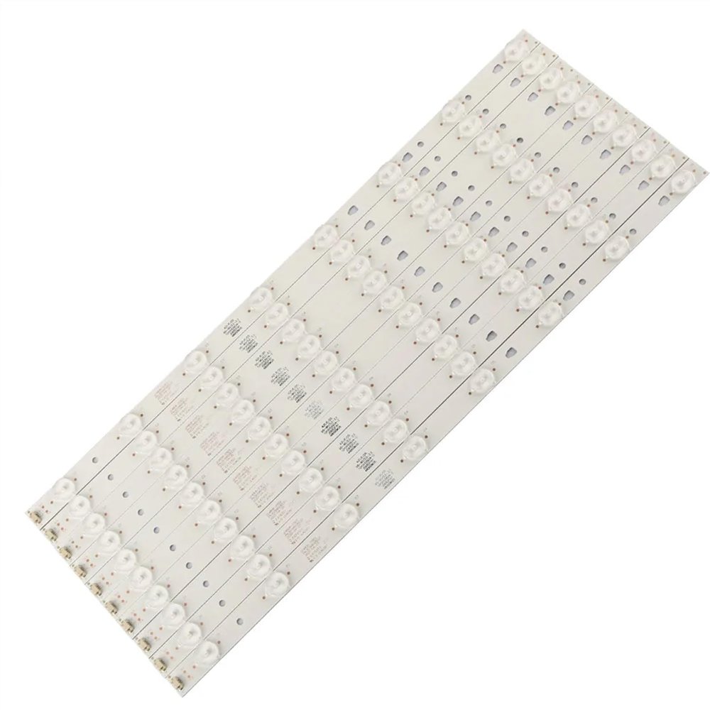 UFDIPLMY LED Backlight Strip 8 Lamp Compatible with Haier 48" TV HITACHI 48C6 LS48H310G LE48G520N LE48D8-03(D) 30348008220 LE48B510F LSC480HN10