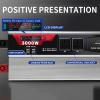 1000W 1500W 2000W 3000W Pure Sine Wave Inverter Power Converter,DC 12V/24V to AC 110V/220V with Remote Control LCD Display AC Outlets and 6 USB Port for Camping Outdoor Power Supply,24Vto220V-1500W ( view 3