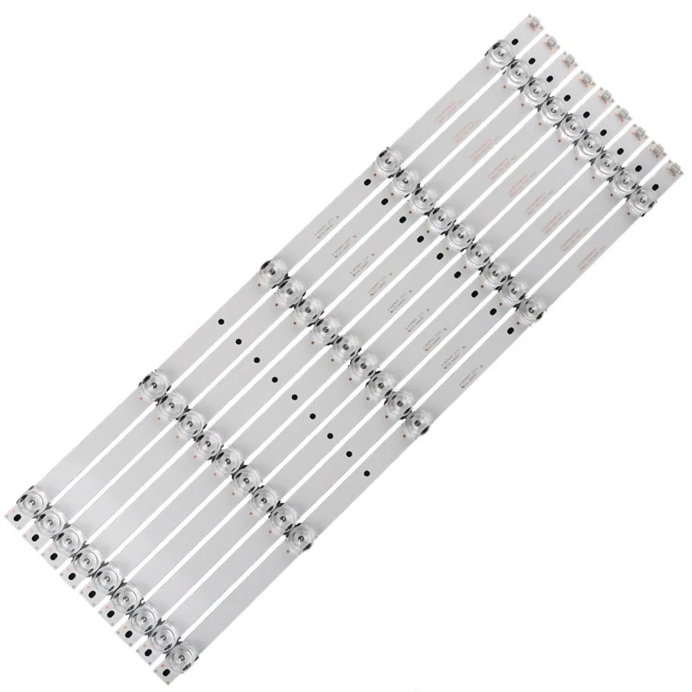 UFDIPLMY 18pcs/Set LED Backlight Strip Compatible with CC02550D485V10 55E20 5X9 5S1P Baird T550HVN05.1 QT55I90IDLEDNC TI5511DLEDDS (Color : 1set(9pcs))
