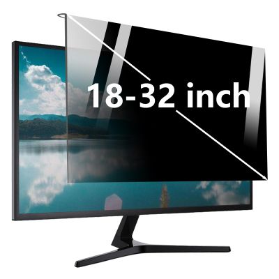 18-32 Inch Computer Monitor Privacy Filter, Hanging Privacy Screen Protector, Removable Acrylic Anti-Spy Cover,23/24in 540x340mm
