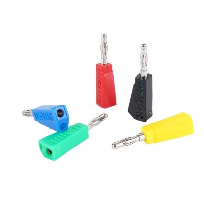 20Pcs 4mm Banana Plug Pure Copper Nickel-Plated Gun Lantern Type Can Be Inserted High-Voltage Connector Test Welding Insulation (Color : Black, Size : 100PCS)