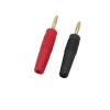 2mm Banana Plug Solder Type Connector Gold Plated Test Plugs Adapter, 5Pcs Red and 5Pcs Black view 3