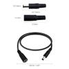 1.6FT DC Power Extension Cable 5.5mmx2.1mm 18AWG Male to Female 12V Extension Cable for CCTV Surveillance Camera Router LED Light Ba 2pcs view 2