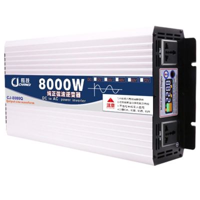 Pure Sine Wave Inverter 4000w Power Inverter Ac to Dc Converter Split Charge Relay Kit with 2 Ac Outlets Car Inverter and LCD Display Peak Power 8000w,48Vto110V-8000W (Color : 24Vto110V, Size : 8000