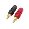10Pcs Red Black Speaker Binding Post Banana Jack Connector Amplifier Terminals Binding Post Bananas Speaker Plug Adapter Socket view 2