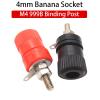 1/5/10Pcs JS-999B Binding Post Banana Crimp Termina Speaker 4mm Banana Plug Socket Connector Cold Pressure Solderless (Color : Black, Size : 10Pcs) view 3