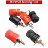 1/5/10Pcs JS-999B Binding Post Banana Crimp Termina Speaker 4mm Banana Plug Socket Connector Cold Pressure Solderless (Color : Black, Size : 10Pcs) view 4