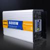 3000w 4000w 5000w 6000w 8000w Pure Sine Wave Inverter 12V 24V 48V 60V to 110V 220V Car Inverter DC to AC Converter with AC Socket,LED Display,for Truck,Boat,Camping,8000W-48Vto220V (Color : 6000W, S view 1