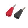 10Pcs Red and Black 4mm Solder Type Stackable Banana Plug Connector view 3
