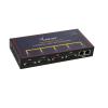 QWJWIYKUZ Industrial Grade Serial Server 4 Port Serial RS232/485/422 Device 10/100Mbps Full Duplex/Half Duplex Dual ethernet RJ45 to com view 1