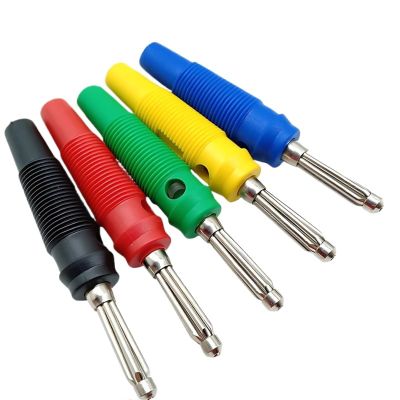 Solderless High Current 4mm Banana Plug Can Be Stacked on The Side and Fixed with 7 Pins of Connector Screw (Color : Green 3, Size : 20 PCS)