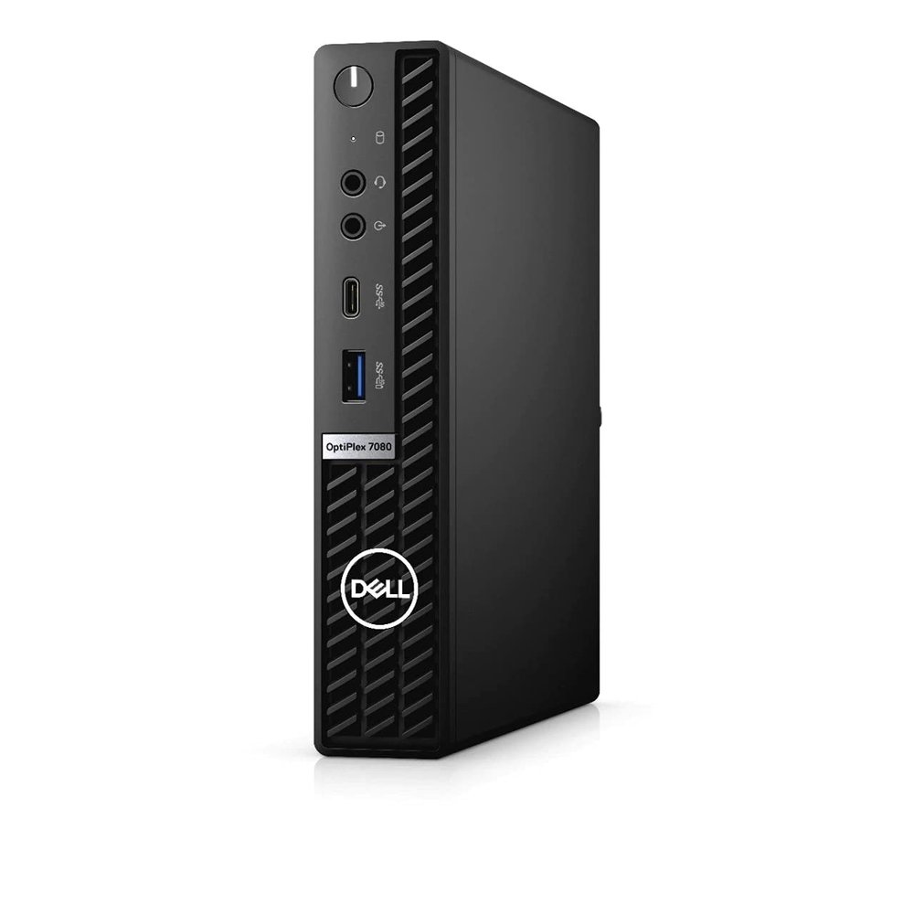 Dell Optiplex 7080 Micro Desktop | Core i5-10500T - 500GB HDD + 128GB SSD Hard Drive - 64GB RAM | 6 cores @ 3.8 GHz Win 11 Home Black (Renewed)