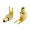 10Pcs Gold Plated Adapter Plug Y-Shaped Speaker Cable Connector Banana Jack for 4mm U Banana Plug Adapter (Color : Gold 10Pcs) view 1