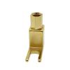 10Pcs Gold Plated Adapter Plug Y-Shaped Speaker Cable Connector Banana Jack for 4mm U Banana Plug Adapter (Color : Gold 10Pcs) view 4