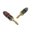 10pcs Banana Plugs Gold Plated Pure Copper Speaker Adapter Screw Speaker Plug Audio Connectors (Color : 10 Red) view 3