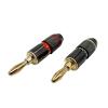 10pcs Banana Plugs Gold Plated Pure Copper Speaker Adapter Screw Speaker Plug Audio Connectors (Color : 10 Red) view 4