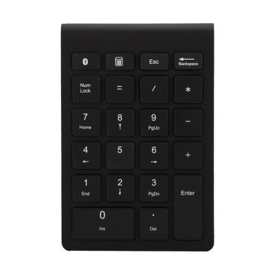Locadence 22 Keys Numeric Keypad, BT 5.0 3 Million Times Exceptional Longevity Ergonomic Design Ultrathin Numeric keypad for Laptop PC Desktop Notebook (Black)