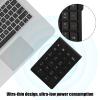 Locadence 22 Keys Numeric Keypad, BT 5.0 3 Million Times Exceptional Longevity Ergonomic Design Ultrathin Numeric keypad for Laptop PC Desktop Notebook (Black) view 2