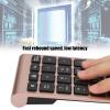 Locadence 22 Keys Numeric Keypad, BT 5.0 3 Million Times Exceptional Longevity Ergonomic Design Ultrathin Numeric keypad for Laptop PC Desktop Notebook (Rose Gold) view 3