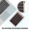 Locadence 22 Keys Numeric Keypad, BT 5.0 3 Million Times Exceptional Longevity Ergonomic Design Ultrathin Numeric keypad for Laptop PC Desktop Notebook (Rose Gold) view 4