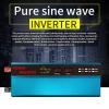 1000W Power Inverter DC 12V/24V to AC 110V 220V with Universal Socket LCD Display Voltage Converter with Cigarette Lighter in Car-Peak Power 2000 Watt,for Truck RV and Emergency,12Vto220V-1000W (Colo view 2