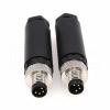 M8 4 Pin Male A Code Plug Industrial Circular Sensor Connector Aviation 8mm Waterproof IP67 Connector 2PCS view 2