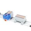 CIZVVEOC Distribution Block PTFIX 2.5mm 2/4/6/7/12/13/18/19 Connection Push-in Electric Power Terminal Block Connector Mount on Din Rail (Color : PTFIX4X2.5, Size : Gray) view 1