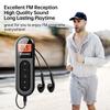 FM Portable Radio, Rechargeable Pocket Radio with Best Reception Digital Tuning, LCD Screen,Belt Clip, Stereo Sound Earphone Jack for Gym, Jogging, Walking, Camping view 3