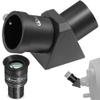 Alstar 1.25" 58 Degree 25mm Telescope Eyepiece - Bundle with - 1.25" 45-Degree Diagonal Prism view 1