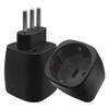 (2 Pack) Italy to EU European Standard Socket Power Adapter,Toptekits Italy 3Pin Male to Euro Female Socket Power Adaptor (Italy to EU Female) view 2
