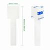 100pcs Hook and Loop Cable Ties, Sticky-Back Cable Straps, Cable Clip,Cord Organizer, Wire Management Household & Office Essentials (White) view 3