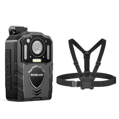 BOBLOV Bundle Deal, KJ25 Body Camera and Dual Shoulder Mount Vest