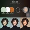 NEEWER Silicone Square Flash Head Adapter Ring with Magnetic Round Flash Head Accessory Color Gel Kit for Z880 Z760 NW760 NW700 NW620 NW635II TT560 Square Head Speedlite, CRM3 view 4