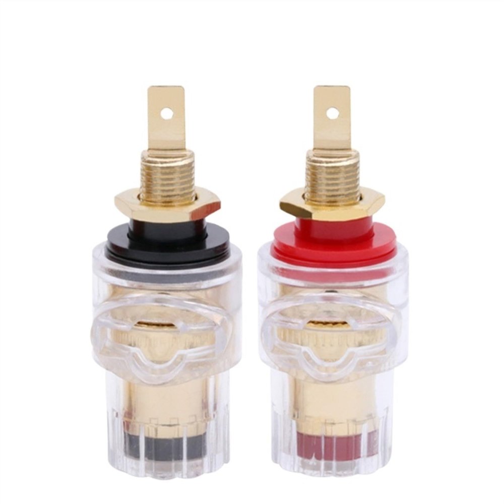 WUZDPRCJ 10PCS Binding Post Banana Socket Connector 4mm Banana Plug Amplifier Speaker terminals Non-Magnetic Banana Connector
