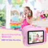 Kids Camera Instant Print, 3.5 Inch Screen Kids Digital Camera Instant, Christmas Birthday Gifts for Girls Age 3-12, Portable Toddler Camera Toy Gifts for 3 4 5 6 7 8 9 10 Year Old Girls Boys (Rose) view 4