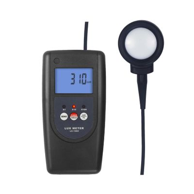 ZEEGII LX-1262V Digital Lux Meter Split Type Light Meter Instrumentation Measuring Luminosity Brightness