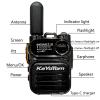 Global walkie Talkie,Walkie talkies Long Range,Unlimited Range,Two Way Radio,Long Range walkie talkies 1000 Miles,No Platform fee(2pcs withSIMCard)(M11black) view 3