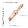 20pcs Banana Plug 24K Gold-Plated Copper Banana Speaker Plug Connector Adapter Audio Converter for Speaker Wire Amplifiers view 3