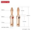 20pcs Banana Plug 24K Gold-Plated Copper Banana Speaker Plug Connector Adapter Audio Converter for Speaker Wire Amplifiers view 4
