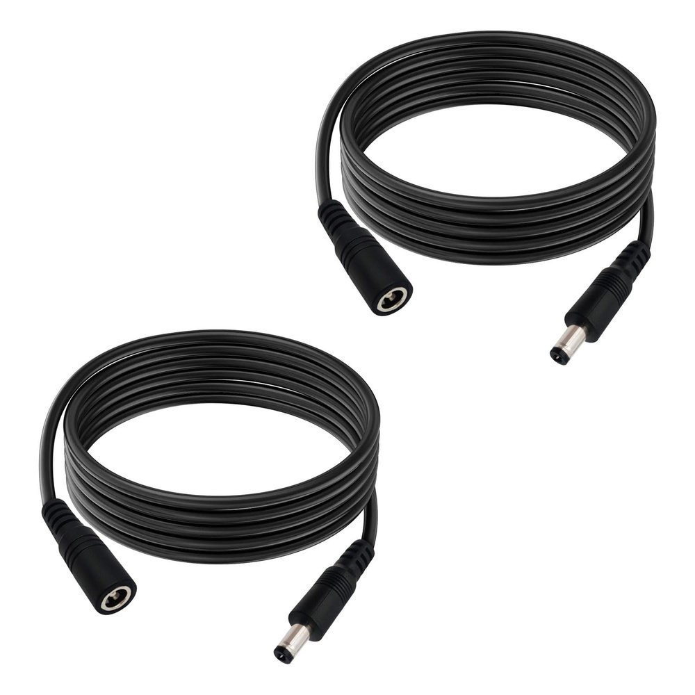 9.8FT DC Power Extension Cable 5.5mmx2.1mm 18AWG Male to Female 12V Extension Cable for CCTV Surveillance Camera Router LED Light Ba 2pcs