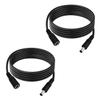9.8FT DC Power Extension Cable 5.5mmx2.1mm 18AWG Male to Female 12V Extension Cable for CCTV Surveillance Camera Router LED Light Ba 2pcs view 1