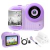 Kids Camera Instant Print, 3.5 Inch Screen Kids Digital Camera Instant, Christmas Birthday Gifts for Girls Age 3-12, Portable Toddler Camera Toy Gifts for 3 4 5 6 7 8 9 10 Year Old Girls Boys (Purple) view 1